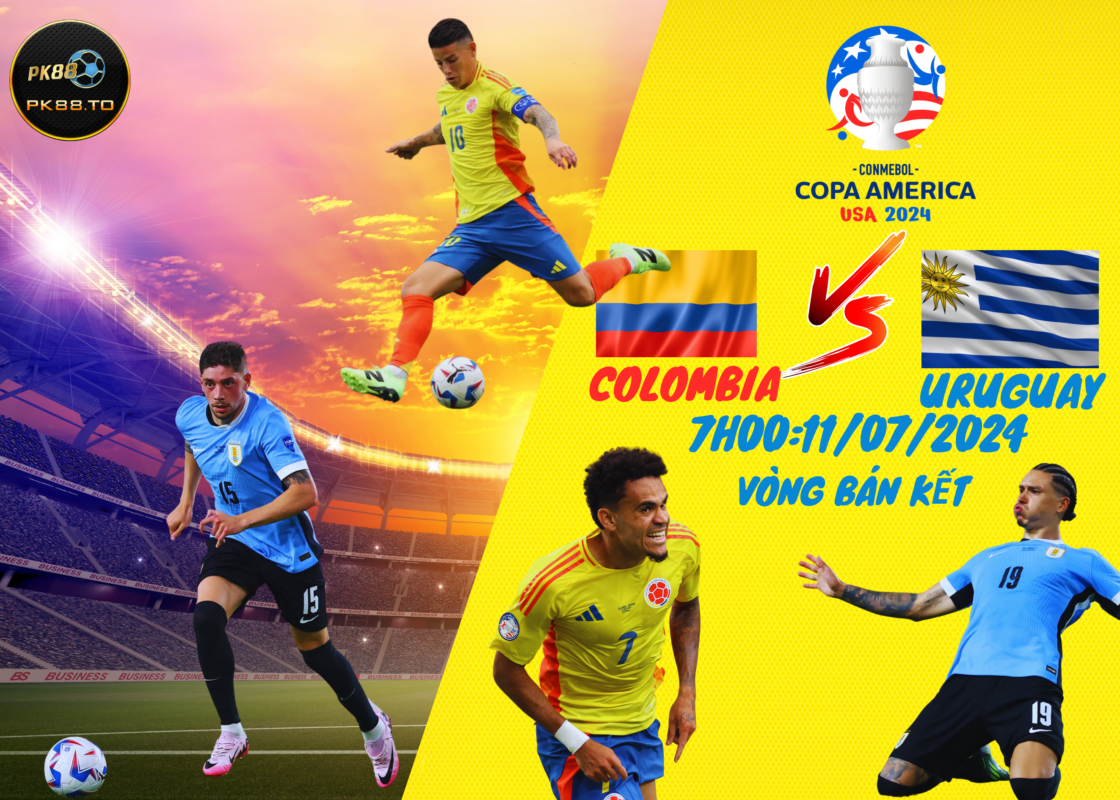 Colombia đối đầu Uruguay: Trận cầu nảy lửa tại Copa America"